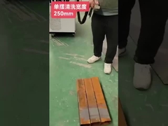 Mesin pembersih laser bermotor tunggal genggam dengan pistol ringan dan kompak