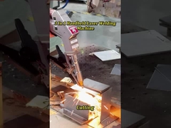 Portable Laser Head 3-in-1 Laser Welding Equipment Mendukung Pengelasan / Pembersihan dan Pemotongan