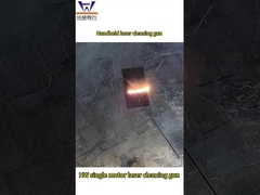 2000w Handheld Rust Removal Laser Gun Untuk Penghapusan noda cat bersertifikat CE