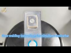 Kepala pengelasan laser hibrida serat dioda dengan cakupan pita penuh untuk penutup atas baterai daya