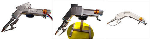 Harga yang bagus Air pendingin Kepala pengelasan genggam dengan aluminium baja kabel ganda pakan on line