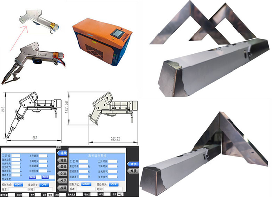 Harga yang bagus Handheld Aluminium Laser Welding Machine 1500W Untuk Aluminium Alloy Welding Pembersihan on line