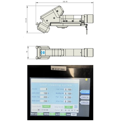 Harga yang bagus Mesin pembersih laser genggam dengan port QBH berkinerja tinggi untuk beberapa sumber laser on line