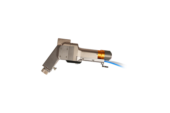 Harga yang bagus Pistol Kepala Pembersih Laser Tipe Motor Ganda Untuk Daya Laser 1kw 2kw on line