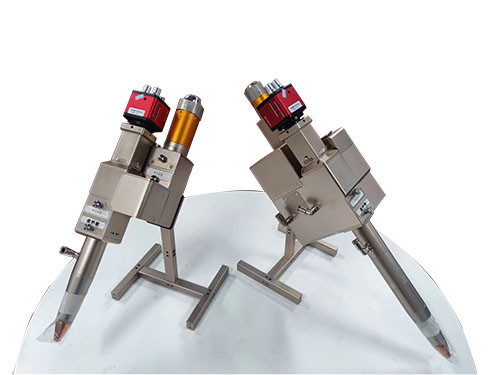 Harga yang bagus 1000w Industrial Fiber Laser Welding Head Untuk Robot Laser Welding on line