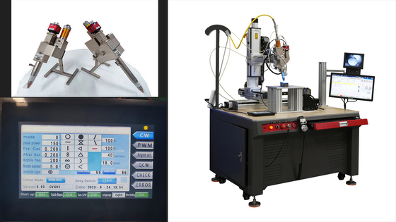 Harga yang bagus 1000W Fiber Laser Welding Head Untuk Aluminium Welding Laser Welder on line