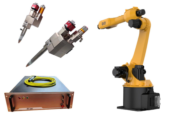 Harga yang bagus Sumber Laser Serat 50um 1064nm Untuk Robot Pengelasan Pengelasan Otomatis on line