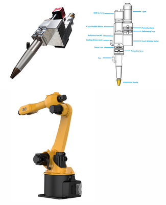 Harga yang bagus 1070nm Wobble Laser Welding Head Dengan Laser Beam 5mm Disesuaikan on line
