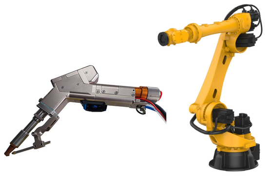 Harga yang bagus Kecepatan Tinggi Wobble Laser Welding Kepala Dengan Robot Otomatis 400Hz on line