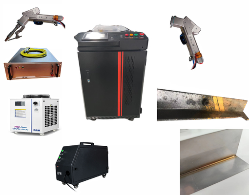 Harga yang bagus 2kw Portable Laser Welding Machine Tiga Dalam Satu Multifungsi on line