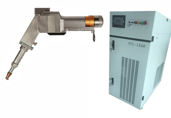 Harga yang bagus Mesin Pengelasan Fiber Laser Handheld Modern 1500w Dengan Motor Ganda on line