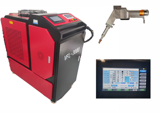 Harga yang bagus 3000w Wobble Handheld Laser Welding Machine Dengan Motor Ganda on line