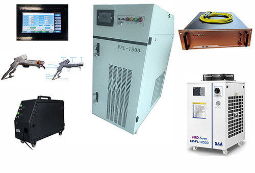 Harga yang bagus 3000w Handheld Metal Laser Welding Machine Motor Tunggal Untuk Wobble Welding on line