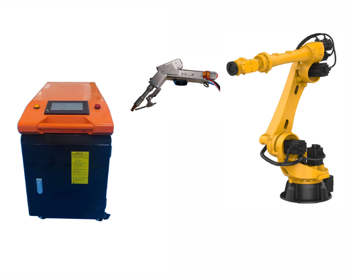 Harga yang bagus 1500W Mini Robot Handheld Laser Mesin Las Dengan Motor Tunggal on line