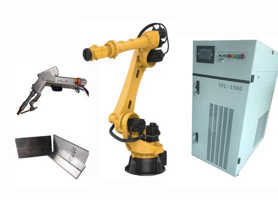Harga yang bagus Mesin las laser genggam terintegrasi, 1500 watt laser welder dengan robot on line