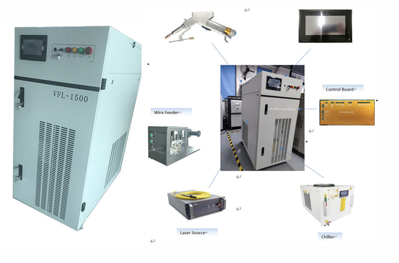 Harga yang bagus 2000w Metal Laser Mesin Las Handheld Untuk Sus Aluminium Las on line