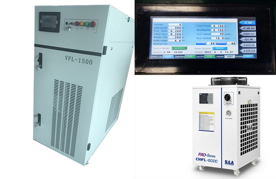 Harga yang bagus mesin las laser portabel 3000w pendingin air untuk industri on line