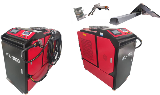 Harga yang bagus 3000w Industrial Laser Welding Machine Terintegrasi Handheld Air Cooling on line