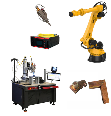 6000w AMB Handheld Metal Laser Welding Machine Untuk Tembaga Kuningan