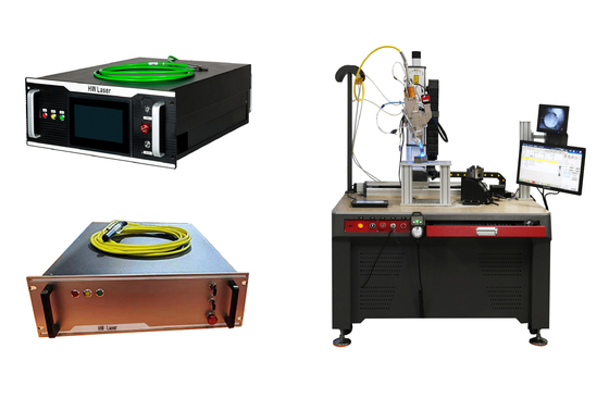 Harga yang bagus 4000w Aluminium Laser Welding Machine Hybrid Dengan Diode Fiber Laser on line