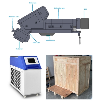 1500W Handheld Single Motor Mesin pembersih dengan metode pendinginan air