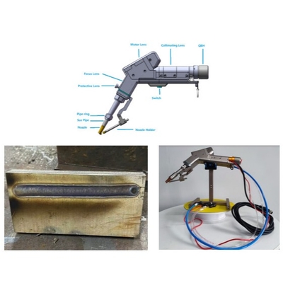 Harga yang bagus 2000W Handheld Single Motor Laser Welding Machine Dengan Kabel Serat Standar 10m on line