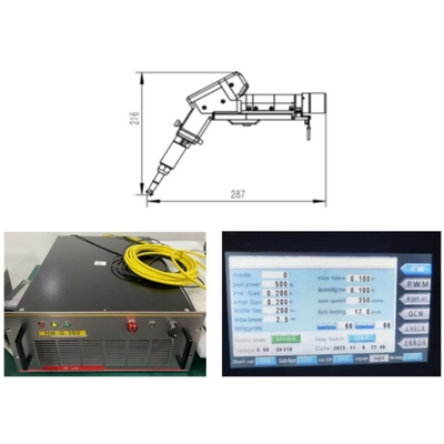 Harga yang bagus 1500W Handheld Single Motor Laser Welding Machine dengan Multifunctional Laser Output Modes on line