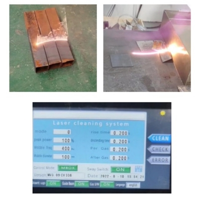 2000W Handheld Single Wobble Laser Cleaning Machine dengan CW Laser Output Mode