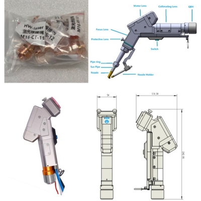 Multifunctional Handheld Single Wobble 3-in-1 Mesin untuk Pengelasan / Pembersihan dan Pemotongan kawat Pemanfaatan Perangkat Standar