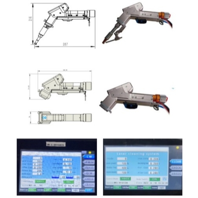 2000W Handheld 3 In 1 Laser Welder Cleaner Cutter Memungkinkan Pengoperasian Terintegrasi Multi-Proses