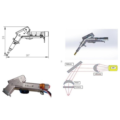 Penyolder Laser Tiga-in-Satu Genggam dengan Fungsi Pengelasan, Pembersihan, dan Pemotongan